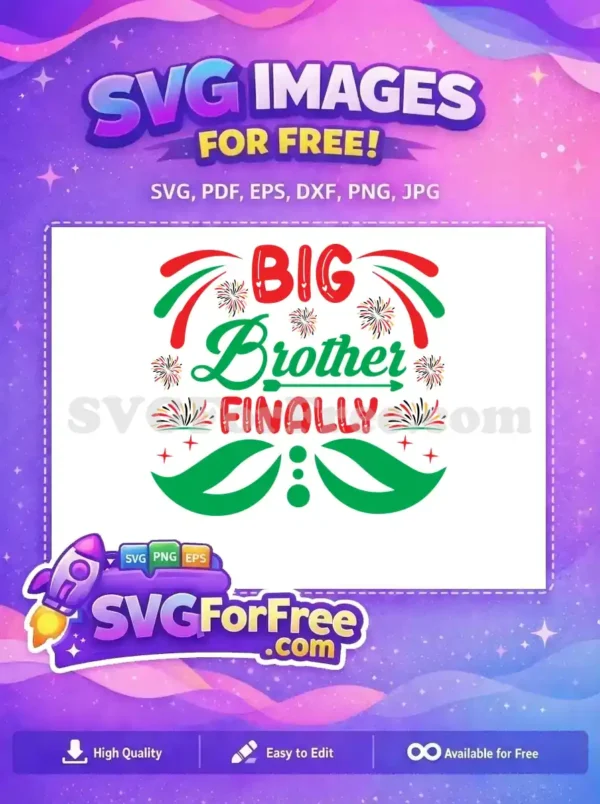 Free Red Details Free Green Details Big Brother Free SVG