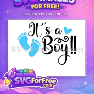 Free Baby Feet Free Heart Newborn Sky Blue Free SVG