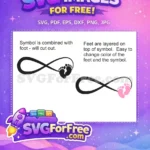 Free Infinity Symbol Free Baby Feet Newborn Free SVG 1 - Instant Download