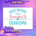 Free Best Moms Free Get Promoted Grandma Design Free SVG - Instant Download