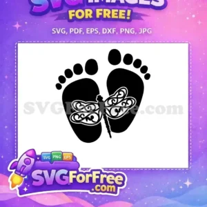 Free Baby Silhouette Free Newborn Swaddle Sleeping Free SVG