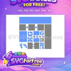 Free Baby Footprints Free KG CM Newborn Free SVG 1