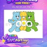 Free Moon Star Free Sunshine Clover Care Bears Free SVG - Instant Download