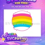 Free Rainbow Stripe Free Newborn Design Category 1 Free SVG - Instant Download