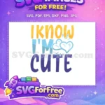 Free Blue Hearts Free Newborn Saying Free SVG - Instant Download