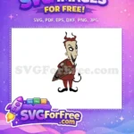 Free Lock Red Devil Costume Free Mischievous Grin Nightmare Before Christmas Free SVG - Instant Download