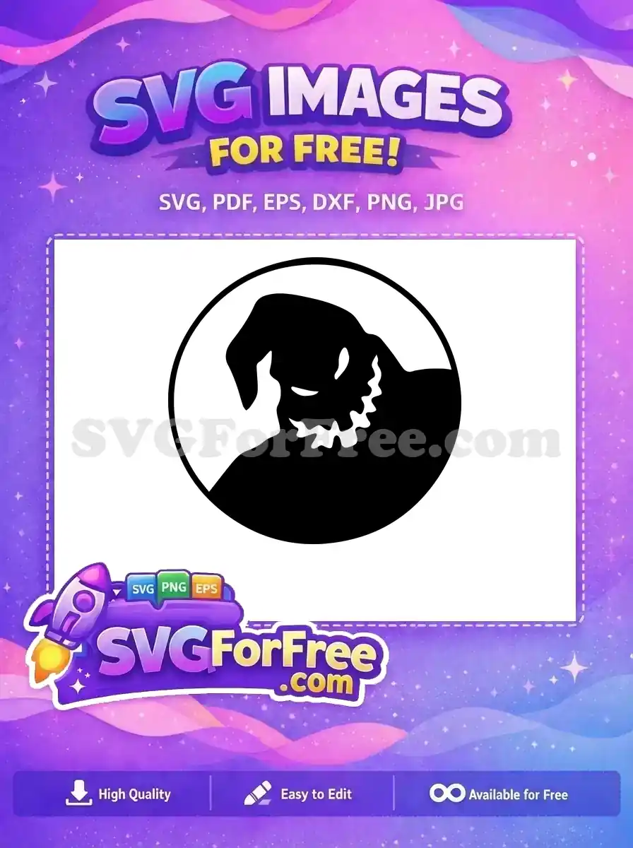 Free Oogie Boogie Silhouette Free Nightmare Before Christmas Free SVG 2