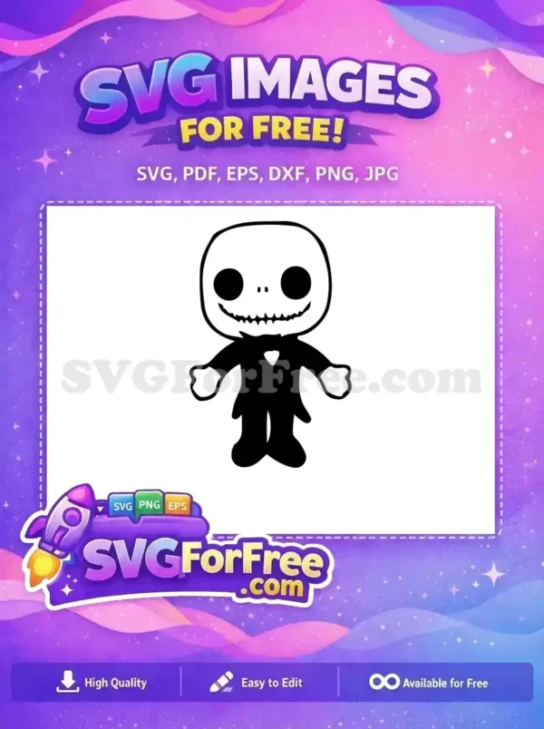 Free Smiling Jack Skellington Free Black Bowtie Nightmare Before Christmas Free SVG Free Smiling Jack Skellington Free Black Bowtie Nightmare Before Christmas Free SVG