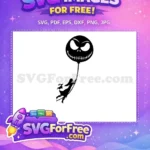 Free Jack Skellington Balloon Free Sally and Zero Nightmare Free SVG - Instant Download