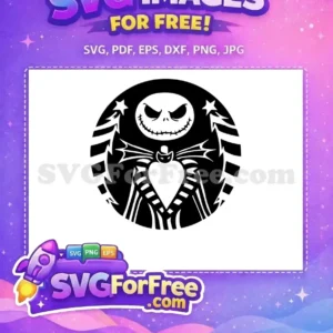 Free Angry Jack Skellington Free Bat Bowtie Nightmare Christmas Free SVG