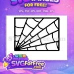 Free Spooky Spiderweb Free Halloween Corner Web Nightmare Before Christmas Free SVG - Instant Download