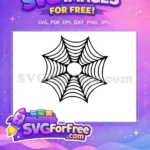 Free Black Web Free Spooky Pattern Nightmare Before Christmas Free SVG - Instant Download
