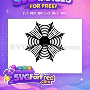 Free Black Detailed Web Free Nightmare Before Christmas Free SVG