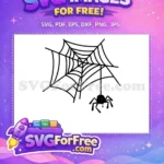 Free Intricate Web Free Dripping Spider Nightmare Before Christmas Free SVG - Instant Download