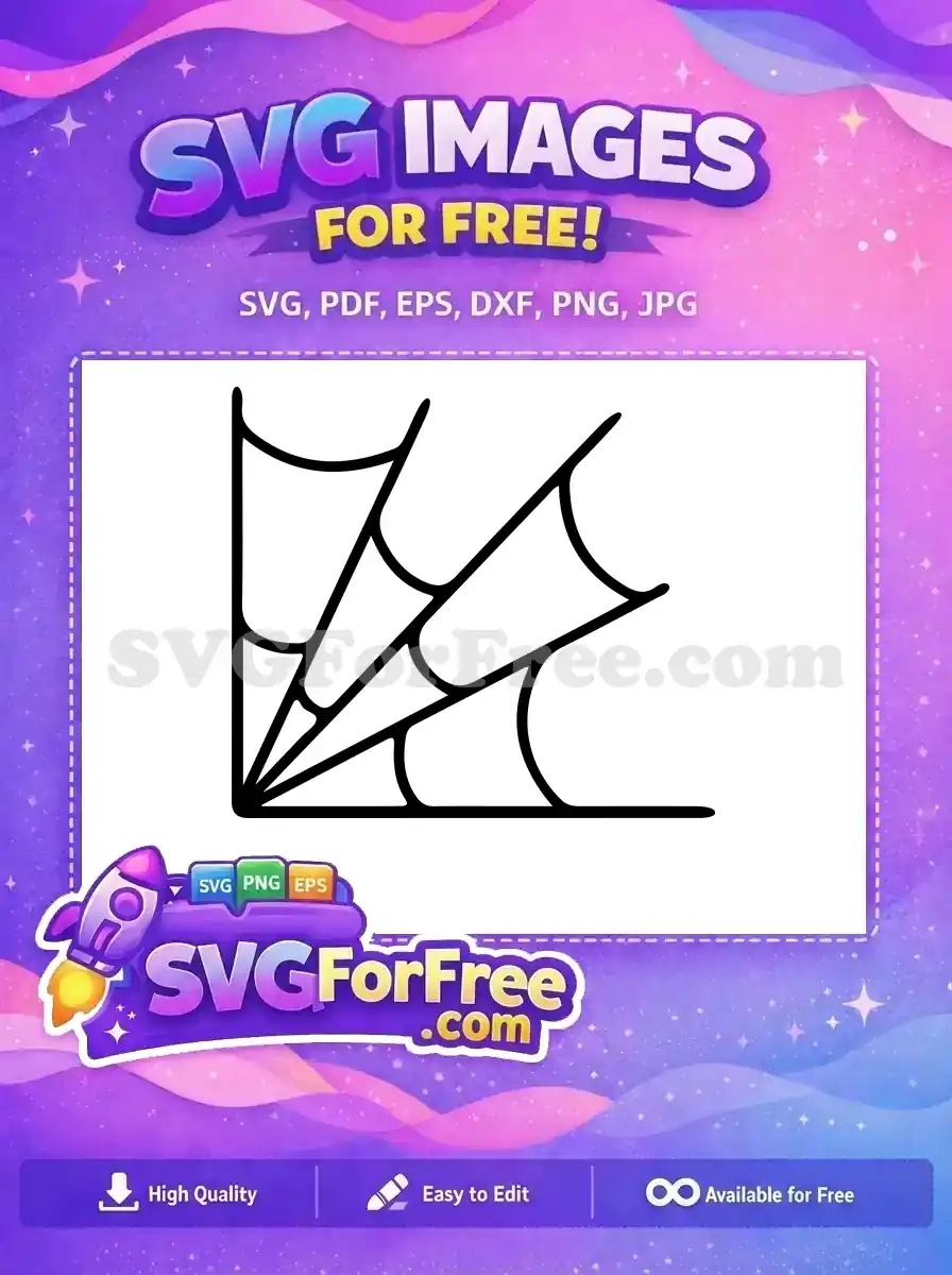 Free Corner Web Free Halloween Black Nightmare Free SVG