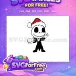 Free Santa Hat Free Jack Skellington Nightmare Before Christmas Free SVG 2 - Instant Download