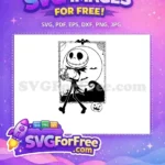 Free Jack Skellington Face Free Nightmare Before Christmas Free SVG 2 - Instant Download