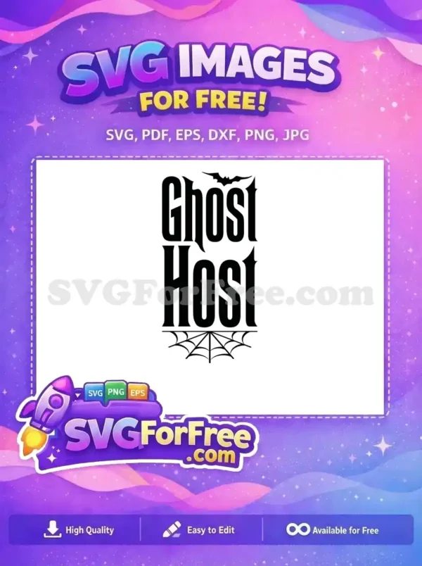 Free Ghost Host Bat Free Halloween Nightmare Free SVG