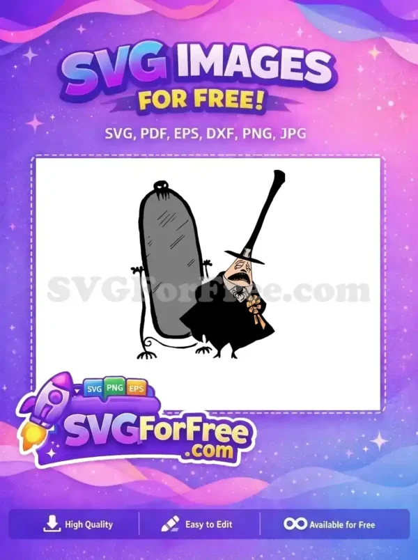 Free Pale Mayor Grimace Free Mirror Nightmare Before Christmas Free SVG