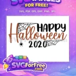Free Happy Halloween Free Spider Web Nightmare Before Christmas Free SVG - Instant Download