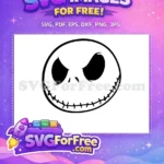 Free Spooky Eyes Free Stitched Smile Nightmare Before Christmas Free SVG - Instant Download