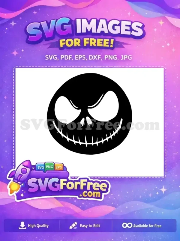 Free Spooky Eyes Free Sinister Smile Nightmare Before Christmas Free SVG
