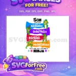 Free Ninja Turtles Colorful Nike Free Cartoon Movie Free SVG - Instant Download