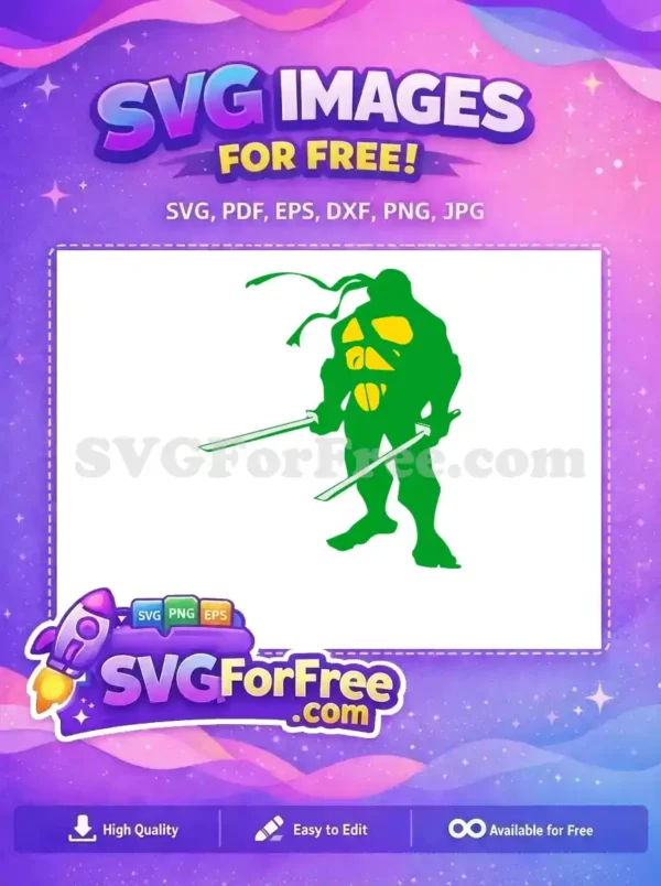 Free Ninja Turtle Swords Free Nike Inspired Michelangelo Free SVG