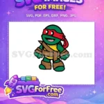 Free Red Mask Free Smiling Raphael Ninja Turtles Free SVG 3 - Instant Download