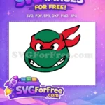 Free Raphael Angry Expression Free Nike Teenage Mutant Ninja Turtles Free SVG - Instant Download
