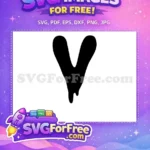 Free Bold Dripping Black Free Abstract Flowing Afro Cartoon Free SVG - Instant Download