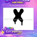 Free Abstract Black Splatter Free Ink Drips Cartoon Free SVG - Instant Download