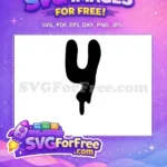 Free Abstract Black Free Dripping Afro American Cartoon Free SVG - Instant Download