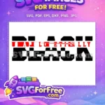 Free Bold Abstract Red Black Free Geometric Afro American Cartoon Free SVG - Instant Download
