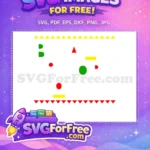 Free Colorful Shapes Free Geometric Forms Abstract Cartoon Free SVG - Instant Download