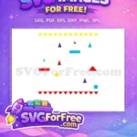 Free Colorful Free Geometric Afro Amarican Cartoon Free SVG - Instant Download