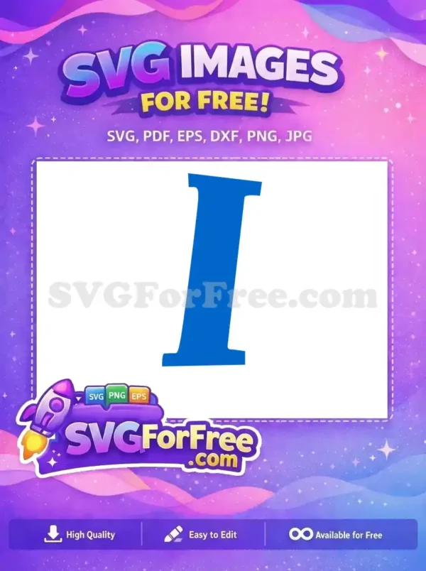 A free vibrant blue, bold, and italicized number one design, ideal for digital art and crafting projects. Download this versatile SVG!