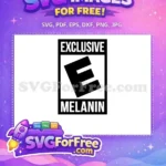 Free Exclusive Melanin Free Black White Afro Pride Free SVG - Instant Download