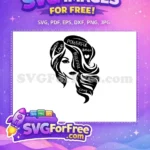 Free Strong Black Free Empowering Hair Afro American Cartoon Free SVG - Instant Download