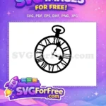 Free Pocketwatch Free Rabbit Alice In WonderLand Disney Free SVG - Instant Download