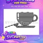 Free Striped Teacup Free Alice In WonderLand Disney Free SVG - Instant Download