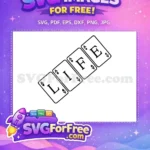 Free LIFE Cards Free Ace Suits Alice Wonderland Free SVG - Instant Download
