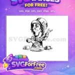 Free Yelling Free Hatter Alice In Wonderland Disney Free SVG - Instant Download