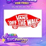 Free Red Vans Logo Free Off The Wall Luxury Brand Free SVG - Instant Download
