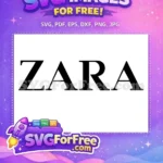 Free ZARA Free Logo Luxury Brands Logos Free SVG - Instant Download