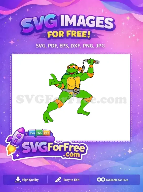 Free Michelangelo Ninja Free Turtle Orange Mask Teenage Mutant Free SVG Free Michelangelo Ninja Free Turtle Orange Mask Teenage Mutant Free SVG