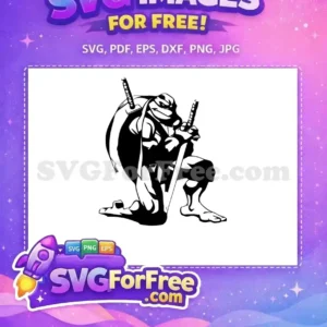 Free Black Ninja Free Turtle Swords Ninja Turtles Free SVG