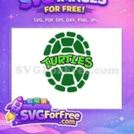 Free Ninja Turtles Logo Free Green Shell Teenage Movie Free SVG - Instant Download