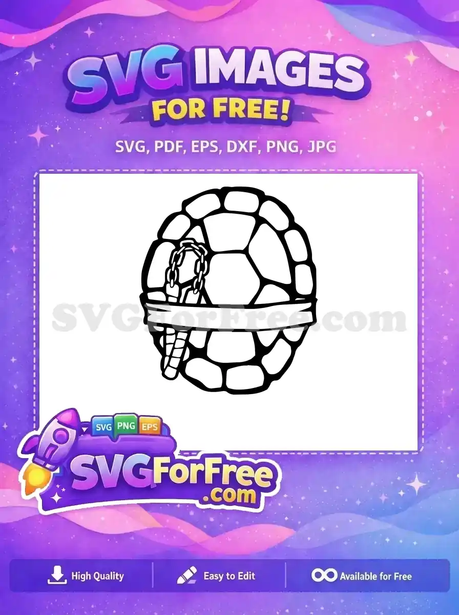 Free Raphael Ninja Turtle Free Sewer Cover Manhole Ninja Turtles Free SVG