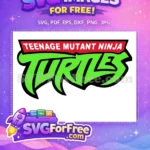 Free Retro Green Free Ninja Turtles Movie Free SVG - Instant Download